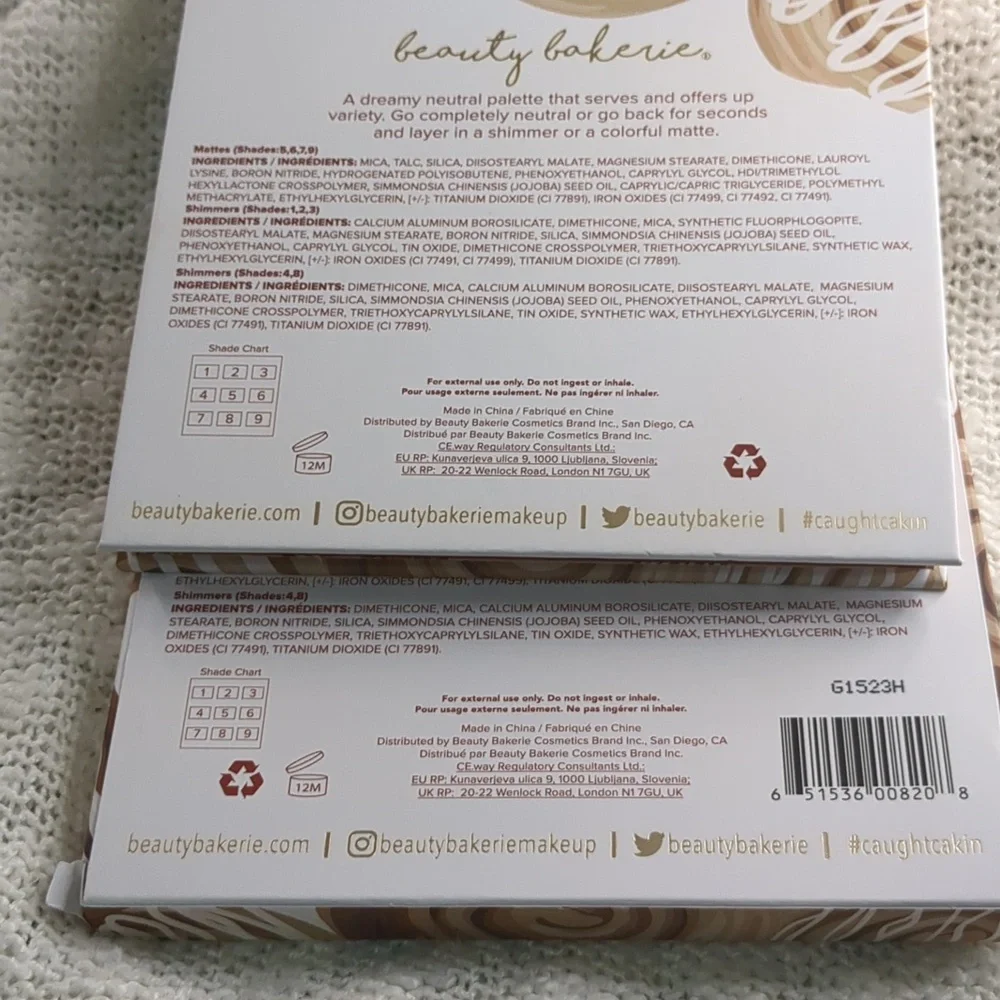 Beauty Bakerie The Chosen Bun Eyeshadow Pallate, 9x 1.5g/0.05oz